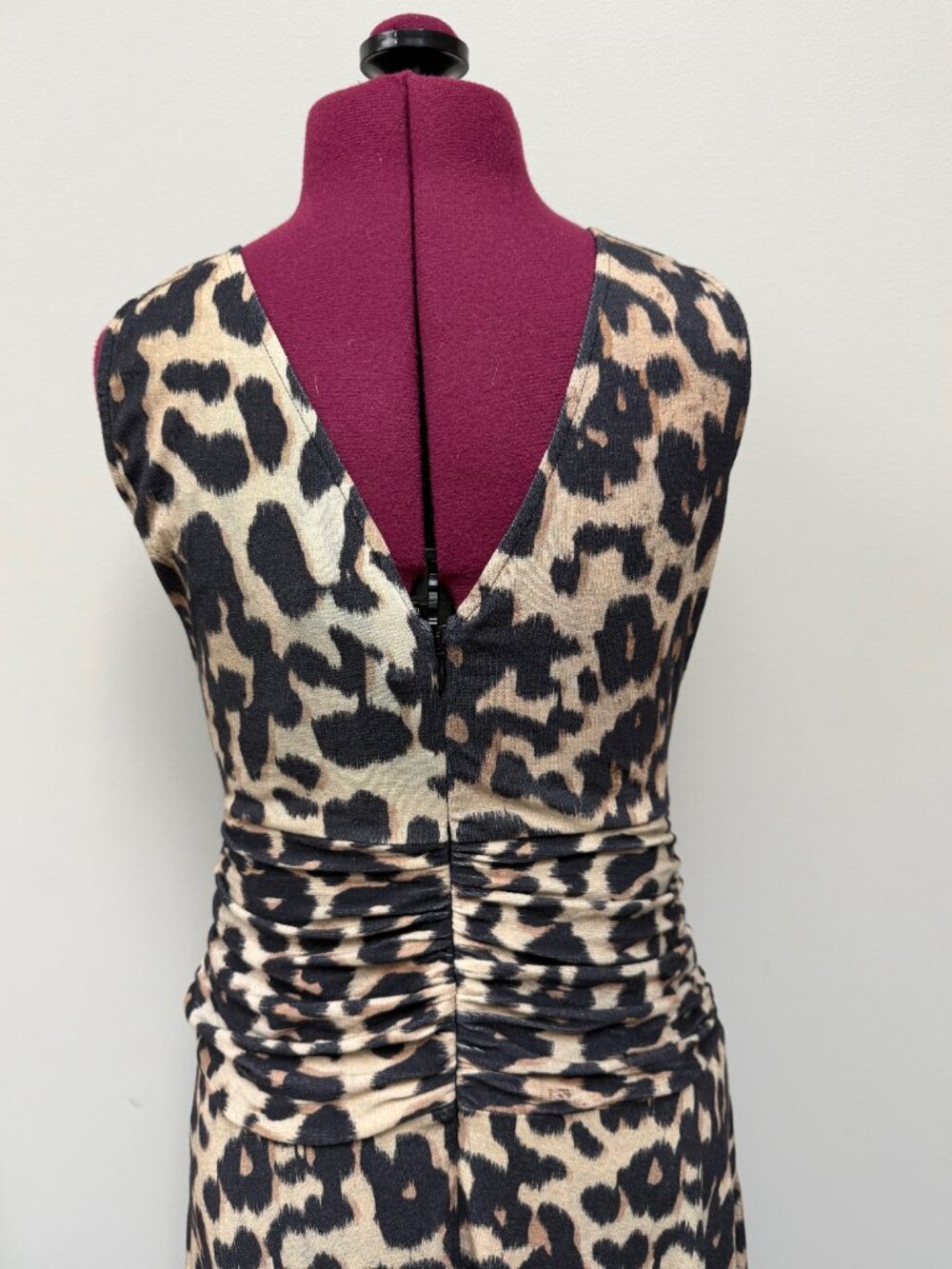 NWT Hope For Flowers by Tracy Reese Leopard Print Midi Dress - Size XS - Picture 4 of 10
